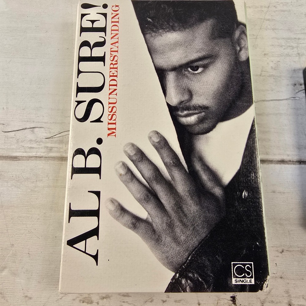 Vintage Al B. Sure! Misunderstanding Cassette Single 1990 Uptown Warner Bros R&B